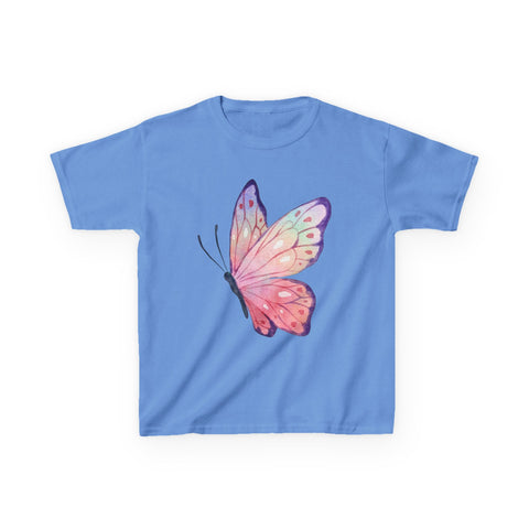 Colorful Butterfly Kids Heavy Cotton™ Tee - Perfect for Spring & Birthday Gifts