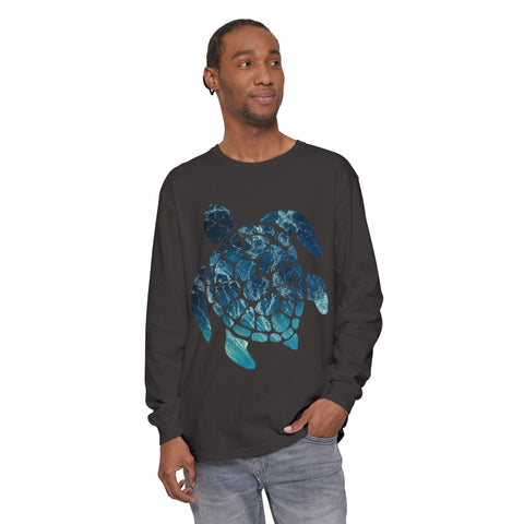 Ocean Turtle Long Sleeve T-Shirt - Eco-Friendly Unisex Apparel