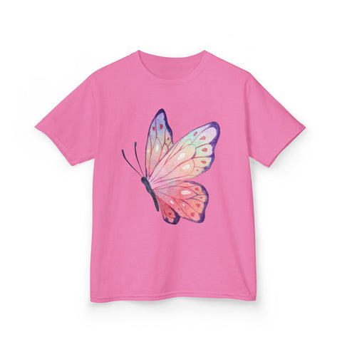 Colorful Butterfly Kids Heavy Cotton™ Tee - Perfect for Spring & Birthday Gifts