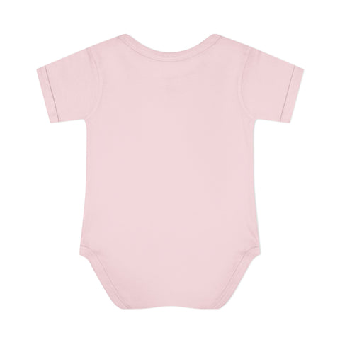 Cute Dinosaur Infant Bodysuit - Adorable Baby Rib Bodysuit for Newborns