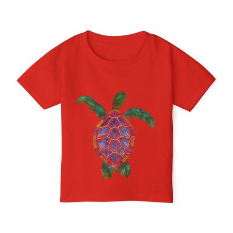 Adorable Turtle Graphic Toddler T-shirt - Eco-Friendly Cotton Tee for Nature Lovers