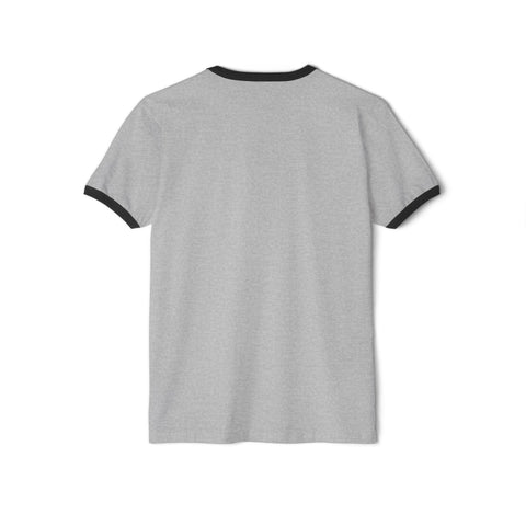 Heart Balloon Unisex Cotton Ringer T-Shirt, Inspirational Tee, Everyday Wear, Gift for Parents, Eco-Friendly Fashion