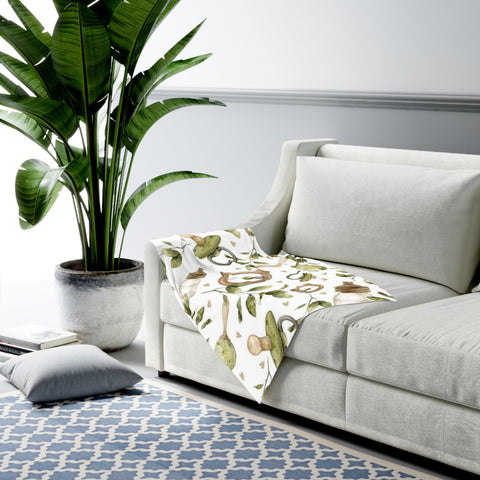 Organic Baby Swaddle Blanket - Soft Floral Design for Newborns & Infants
