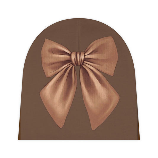 Chic Baby Beanie with Elegant Bow Design