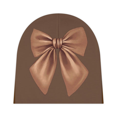 Chic Baby Beanie with Elegant Bow Design