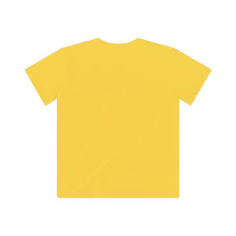 Kids Butterflies Graphic Tee - Bright Yellow Butterfly Design