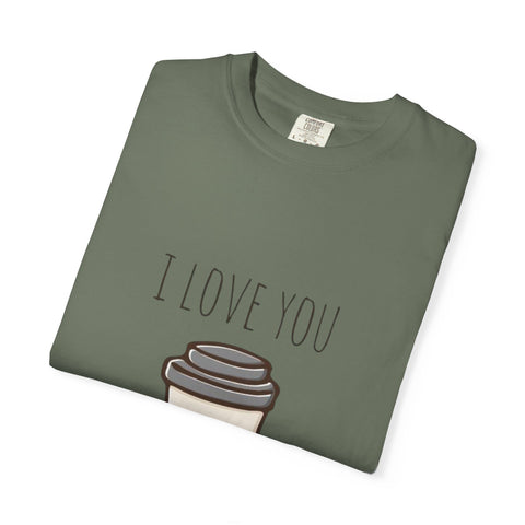 I Love You A Latte Unisex T-Shirt - Cute Coffee Lover Gift