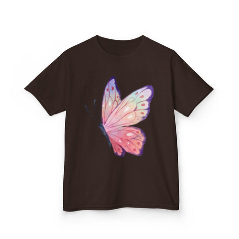 Colorful Butterfly Kids Heavy Cotton™ Tee - Perfect for Spring & Birthday Gifts