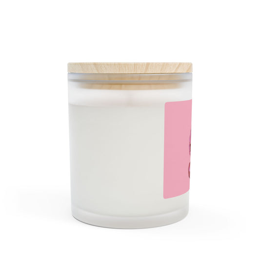 Frosted Glass Candle - "Girl, You Are the Prize" - Motivational Home Decor, Gift for Her, Romantic Candle, Self-Care, Inspirational Gift